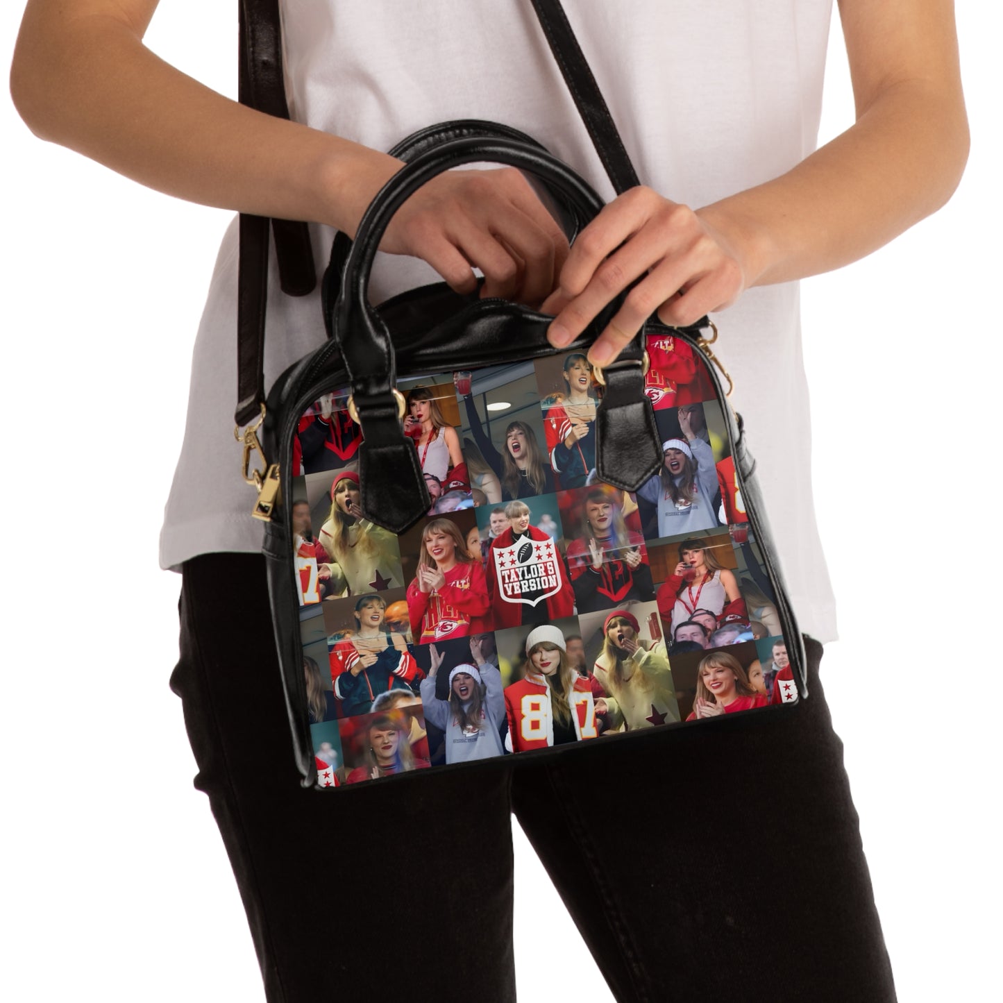 Taylor Swift Chiefs Fan Taylor's Version Shoulder Handbag