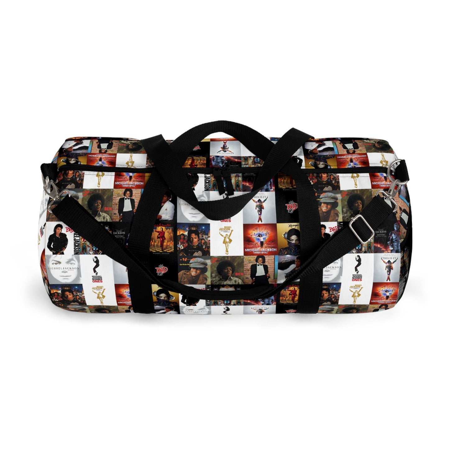 Michael Jackson Album Cover Collage Duffel Bag