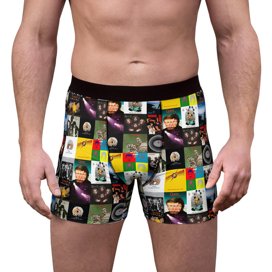 Queen Album Cover Collage Men's Boxer Briefs Underwear