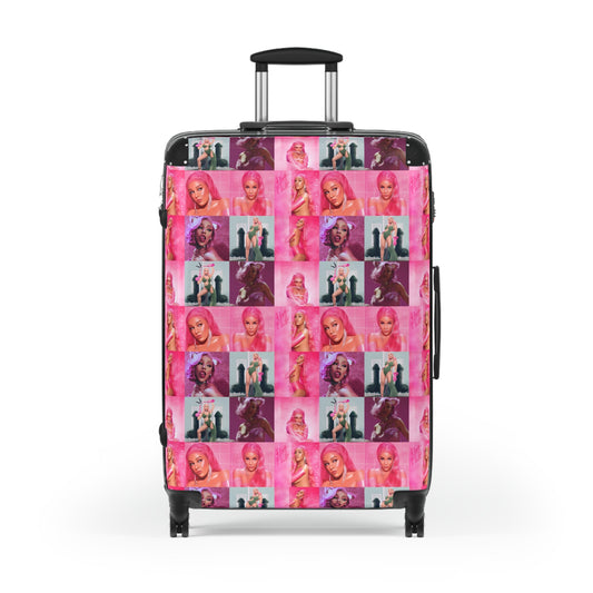 Doja Cat Hot Pink Mosaic Suitcase