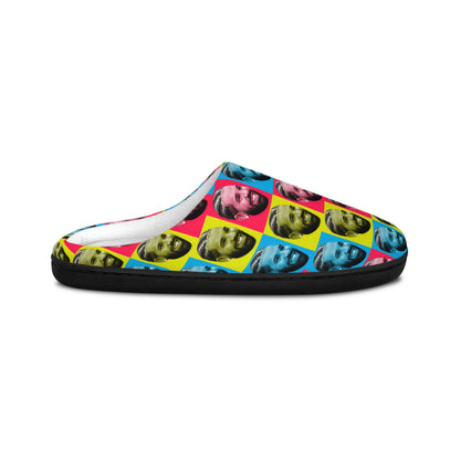 Drake Colored Checker Faces Men's Indoor Slippers