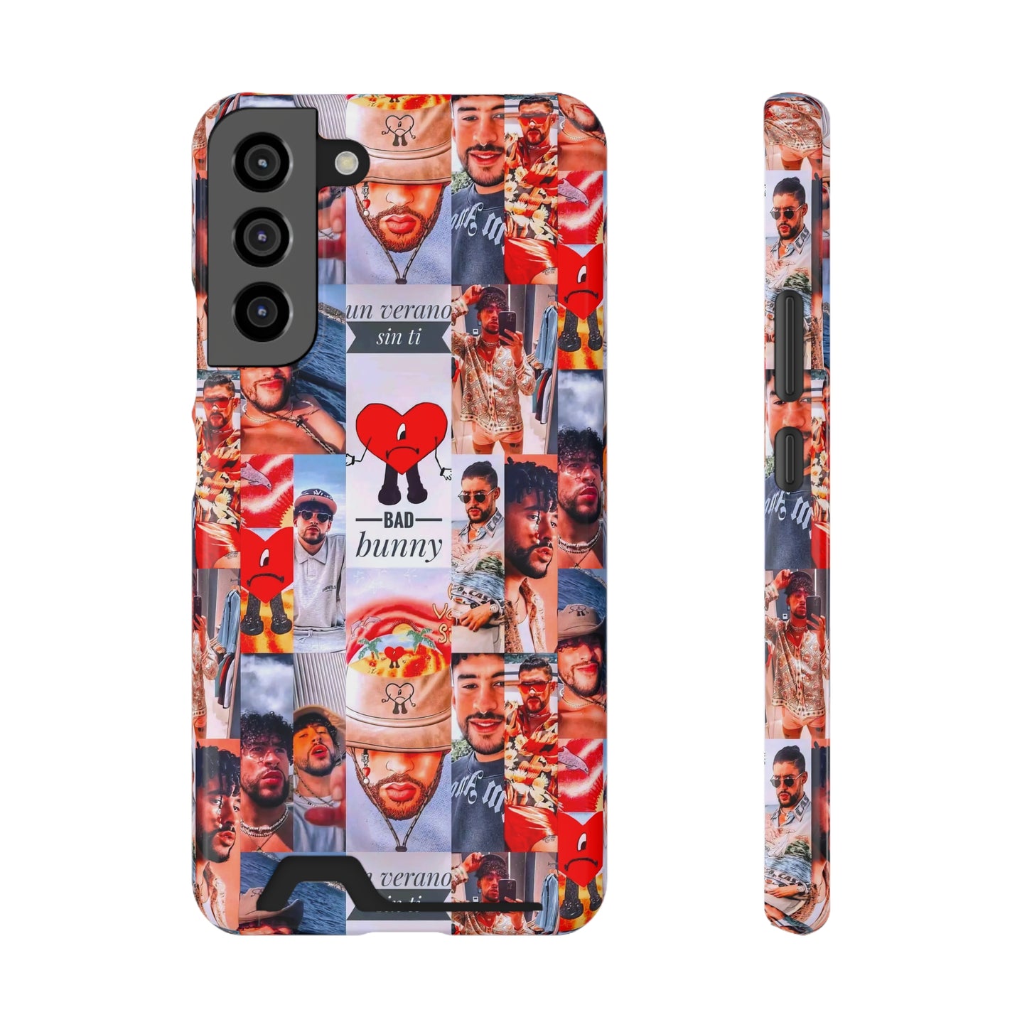 Bad Bunny Un Verano Sin Ti Photo Collage Phone Case With Card Holder