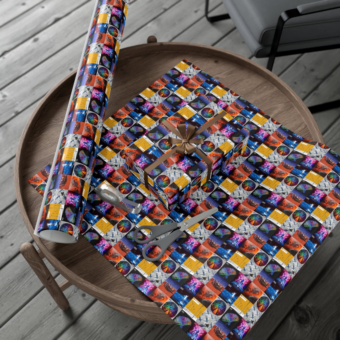 Muse Album Cover Collage Gift Wrap Paper