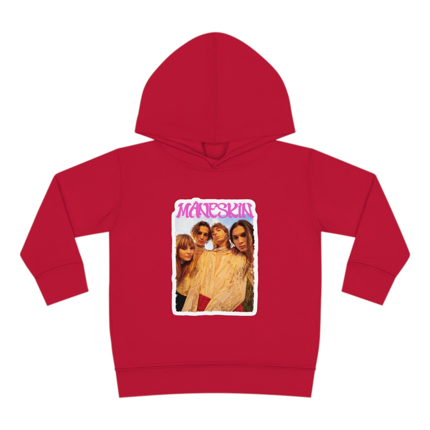 Måneskin Group Photo Toddler Pullover Fleece Hoodie