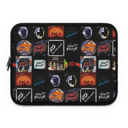 Daft Punk Album Cover Art Collage Laptop Sleeve