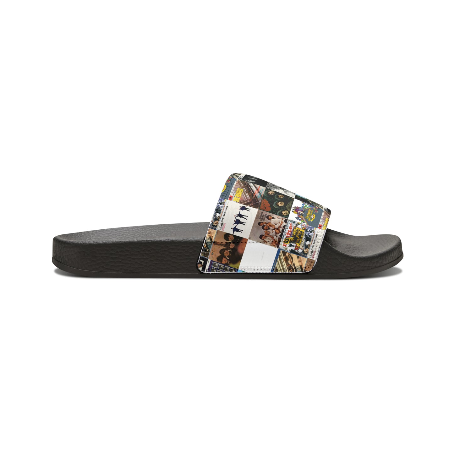 The Beatles Album Cover Collage Women's Slide Sandals