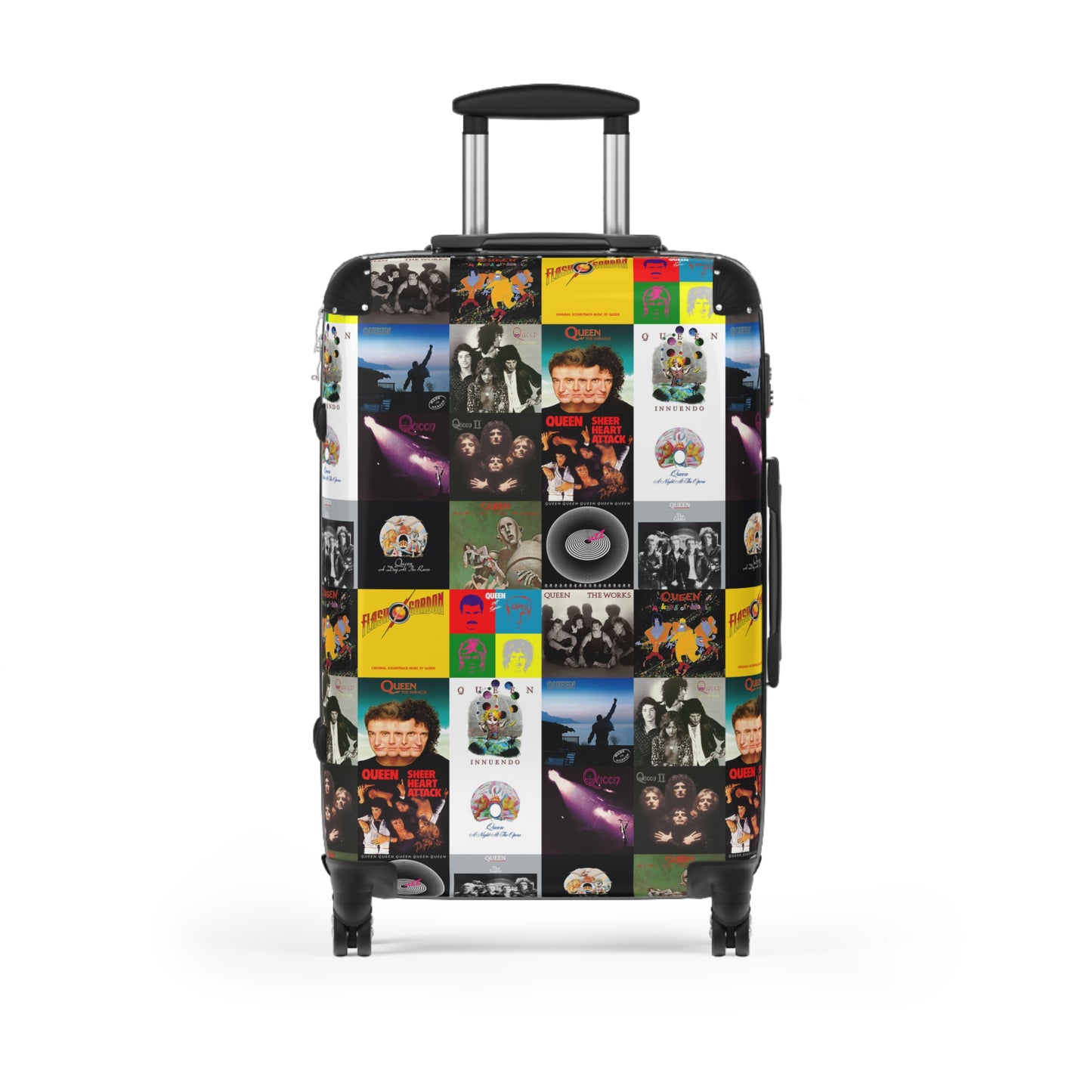 Queen Album Cover Collage Suitcase