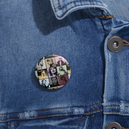 Taylor Swift Eras Collage Custom Pin Buttons