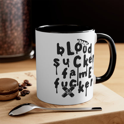 Olivia Rodrigo Blood Sucker Fame Fucker Accent Mugs