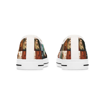 Sabrina Carpenter Album Cover Collage Women's Low Top Sneakers