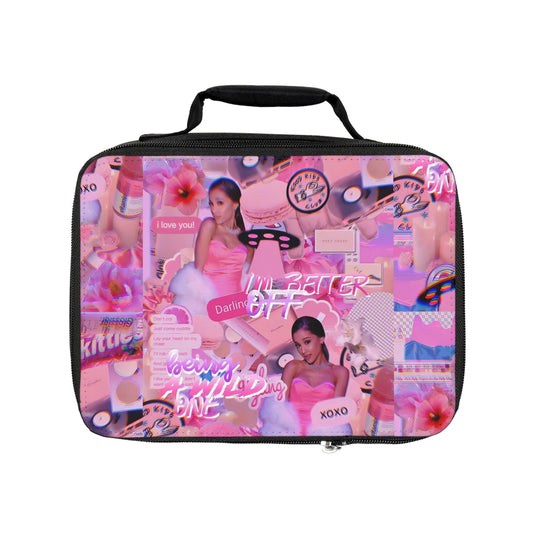 Ariana Grande Purple Vibes Collage Lunch Bag