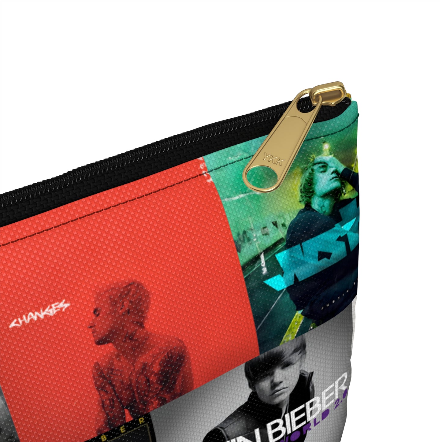 Justin Bieber Album Cover Collage Accesory Pouch