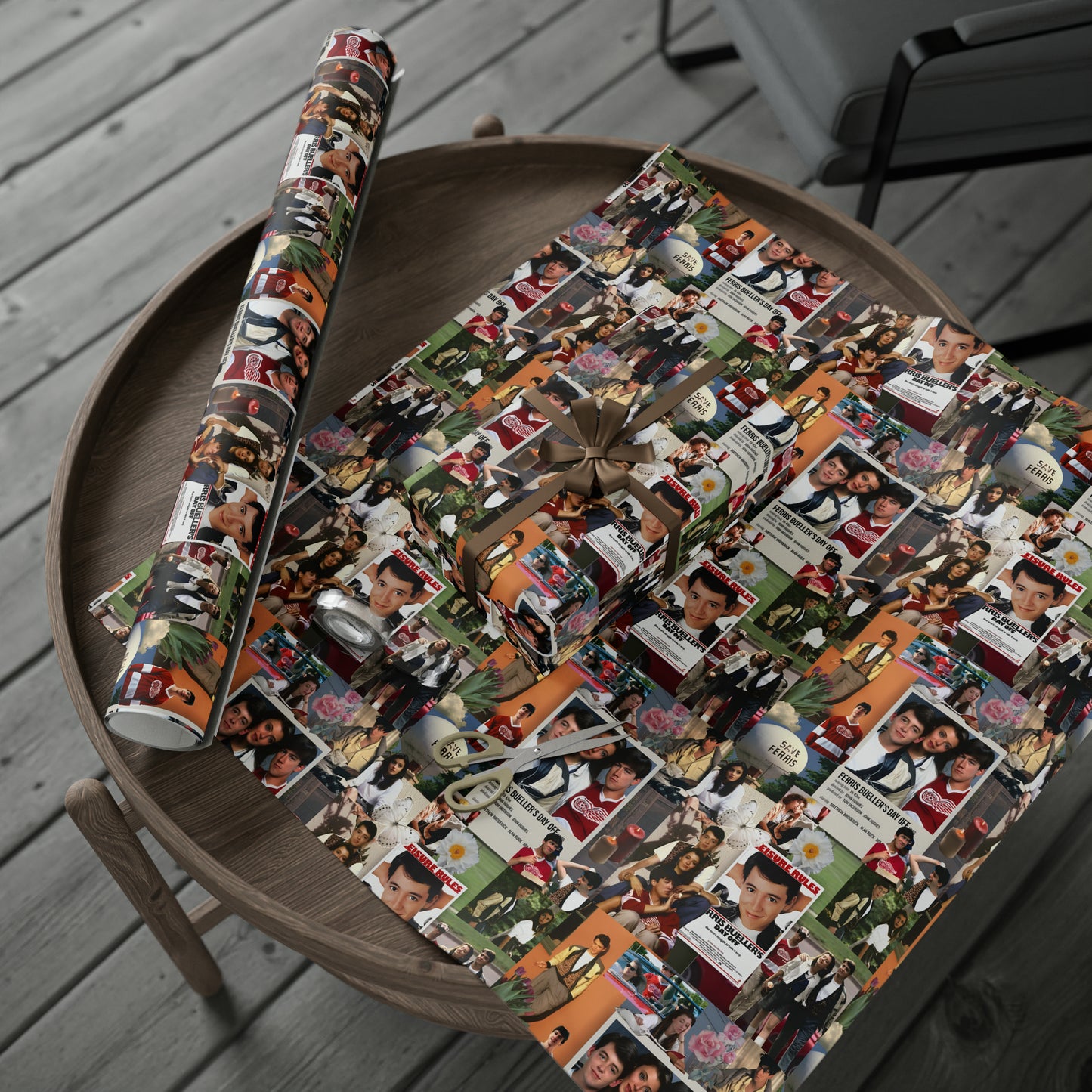 Ferris Bueller's Day Off Movie Montage Gift Wrapping Paper