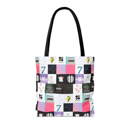 BTS Album Cover Art Collage Tote Bag