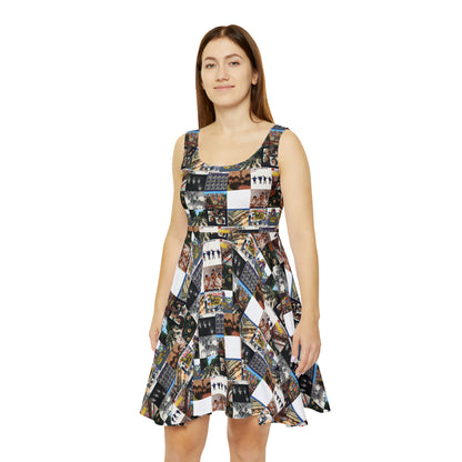 The Beatles Album Cover Collage Women's Skater Dress