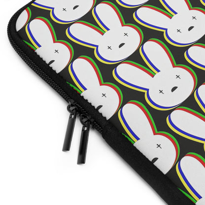 Bad Bunny Logo Pattern Laptop Sleeve