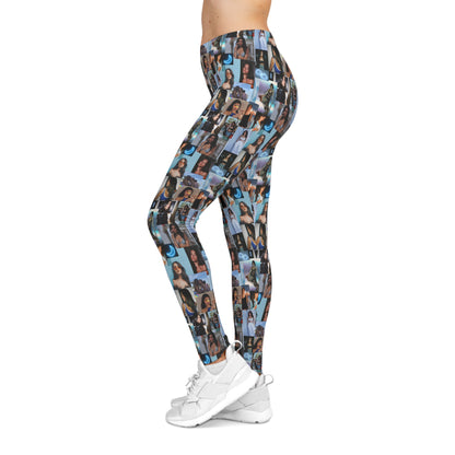 Madison Beer Mind In The Clouds Collage Women's Casual Leggings