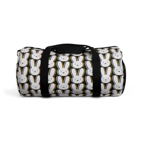 Bad Bunny Logo Pattern Duffel Bag