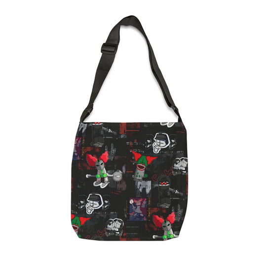 Madness Combat Dark Aesthetic Collage Adjustable Tote Bag