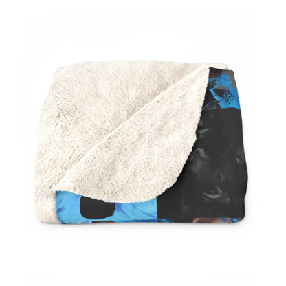 Ed Sheeran Divide Mosaic Sherpa Fleece Blanket