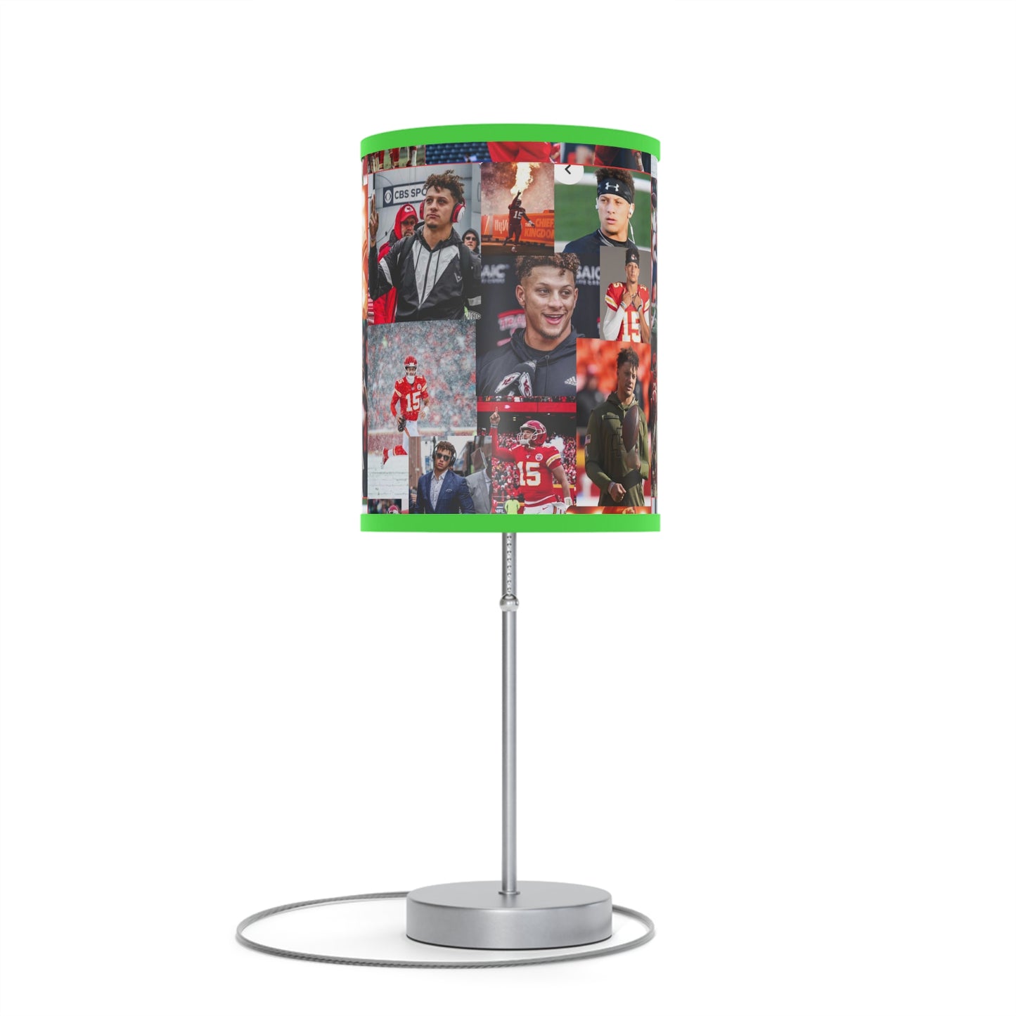 Patrick Mahomes Chiefs MVPAT Photo Collage Lamp on a Stand