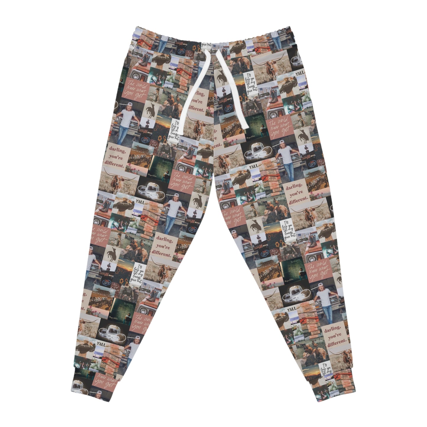 Morgan Wallen Darling You're Different Collage Athletic Jogger Sweatpants