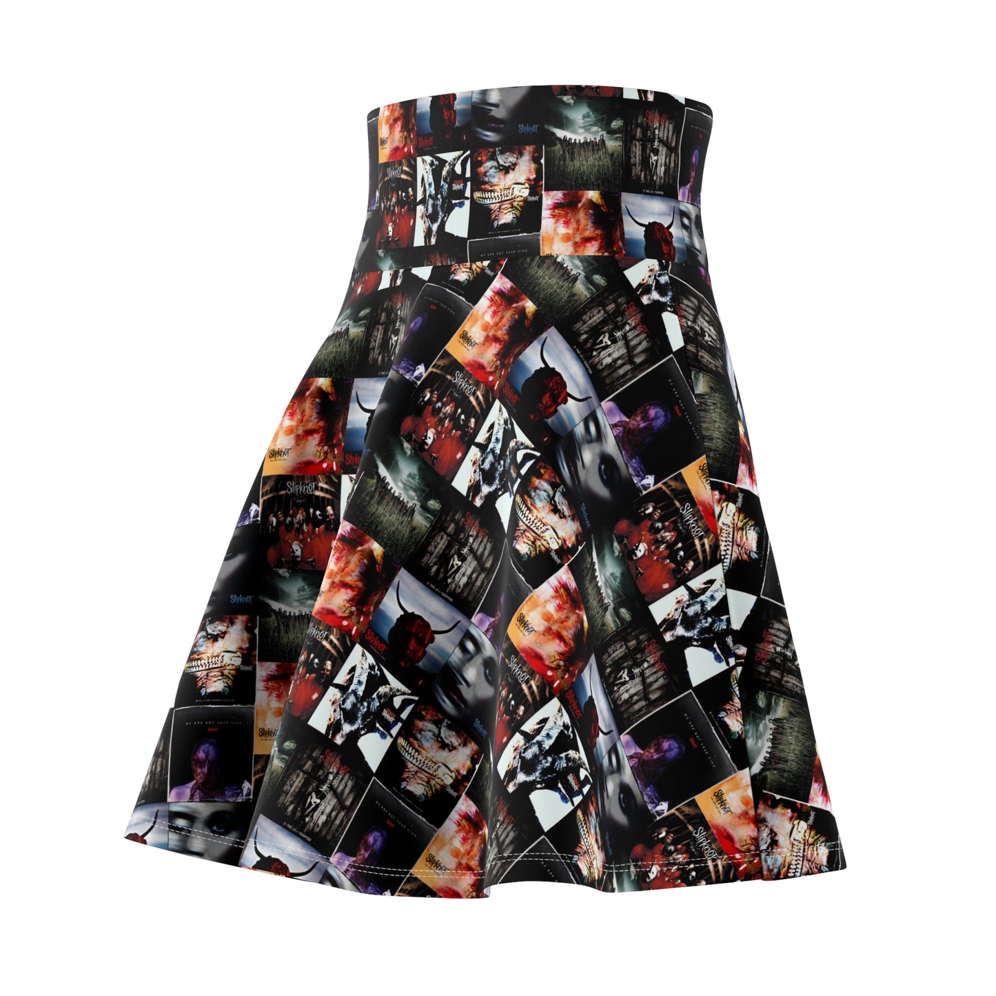 Slipknot Album Art Collage Women's Skater Skirt