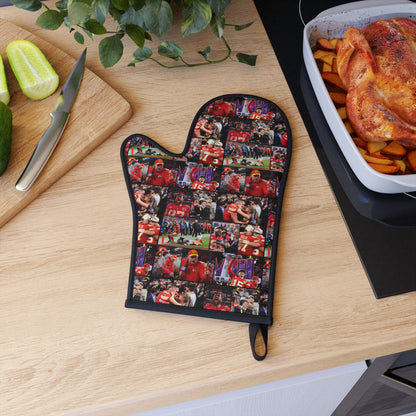 Kansas City Chiefs Superbowl LVIII Championship Victory Collage Oven Glove