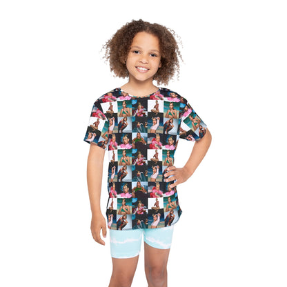 Dua Lipa Future Nostalgia Mosaic Kids Sports Jersey