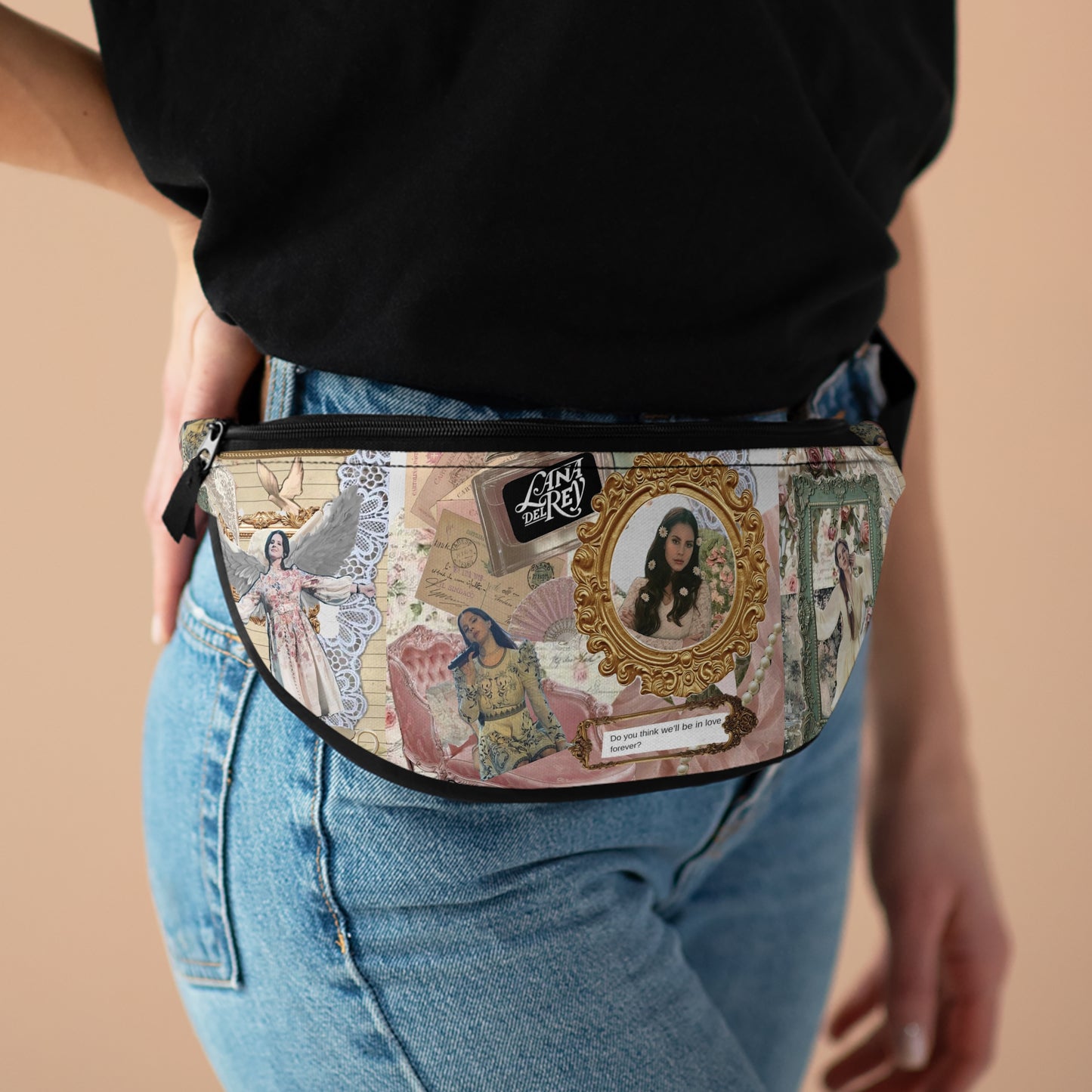 Lana Del Rey Victorian Collage Fanny Pack