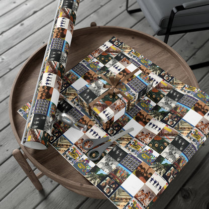 The Beatles Album Cover Collage Gift Wrap Paper