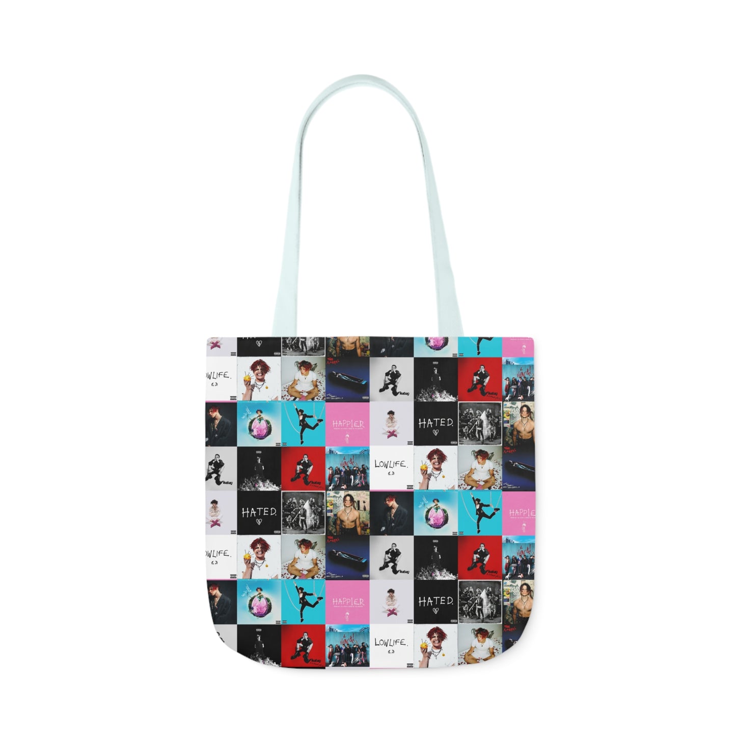 YUNGBLUD Album Cover Art Collage Polyester Canvas Tote Bag