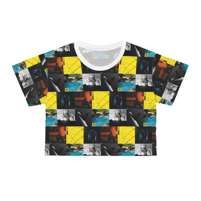 Post Malone Album Art Collage Crop Tee