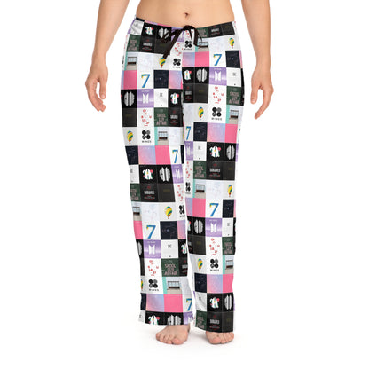 BTS Album Cover Art Collage Women's Pajama Pants