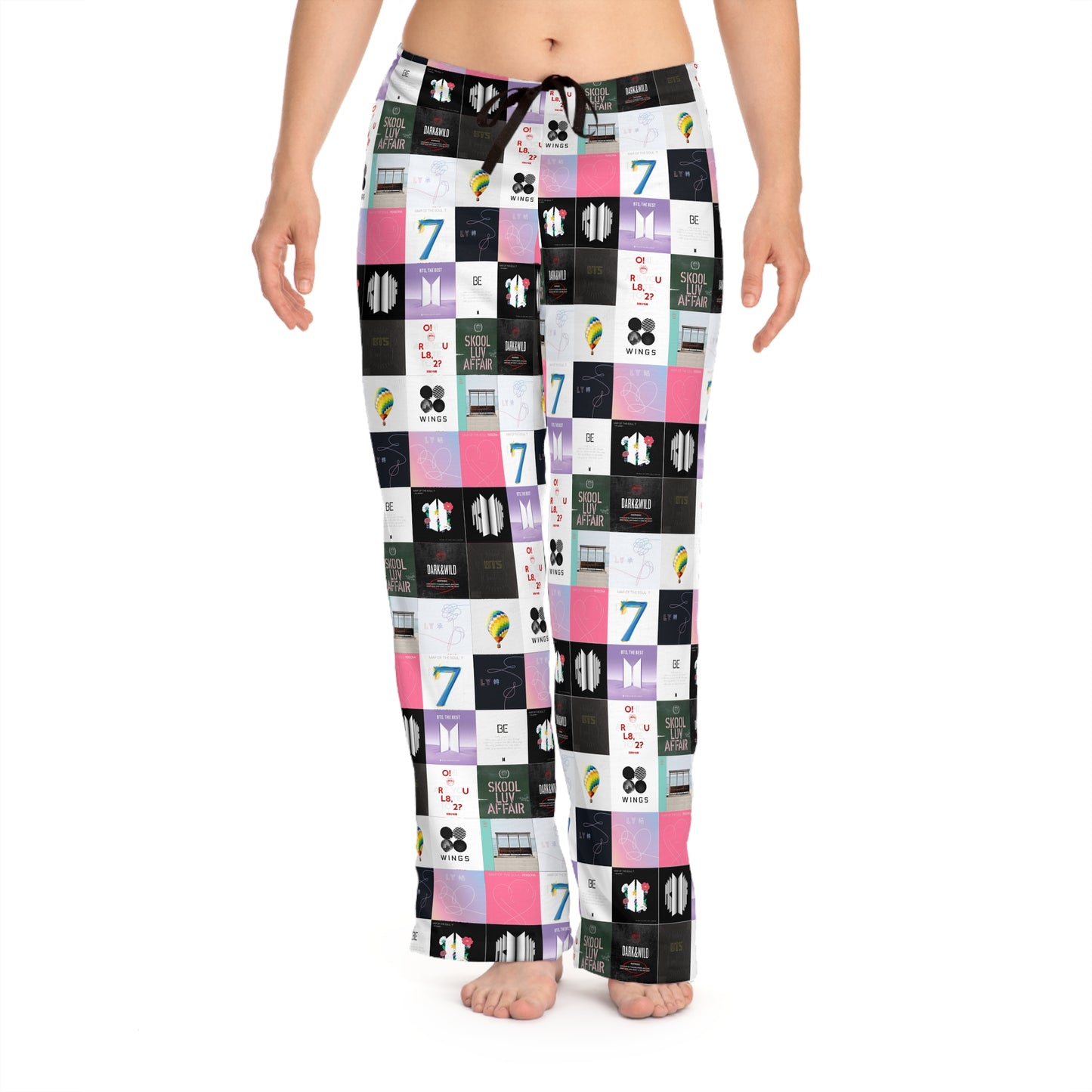 BTS Album Cover Art Collage Women's Pajama Pants