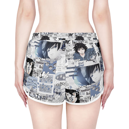 Demon Slayer Giyu Aesthetic Collage Women's Relaxed Shorts