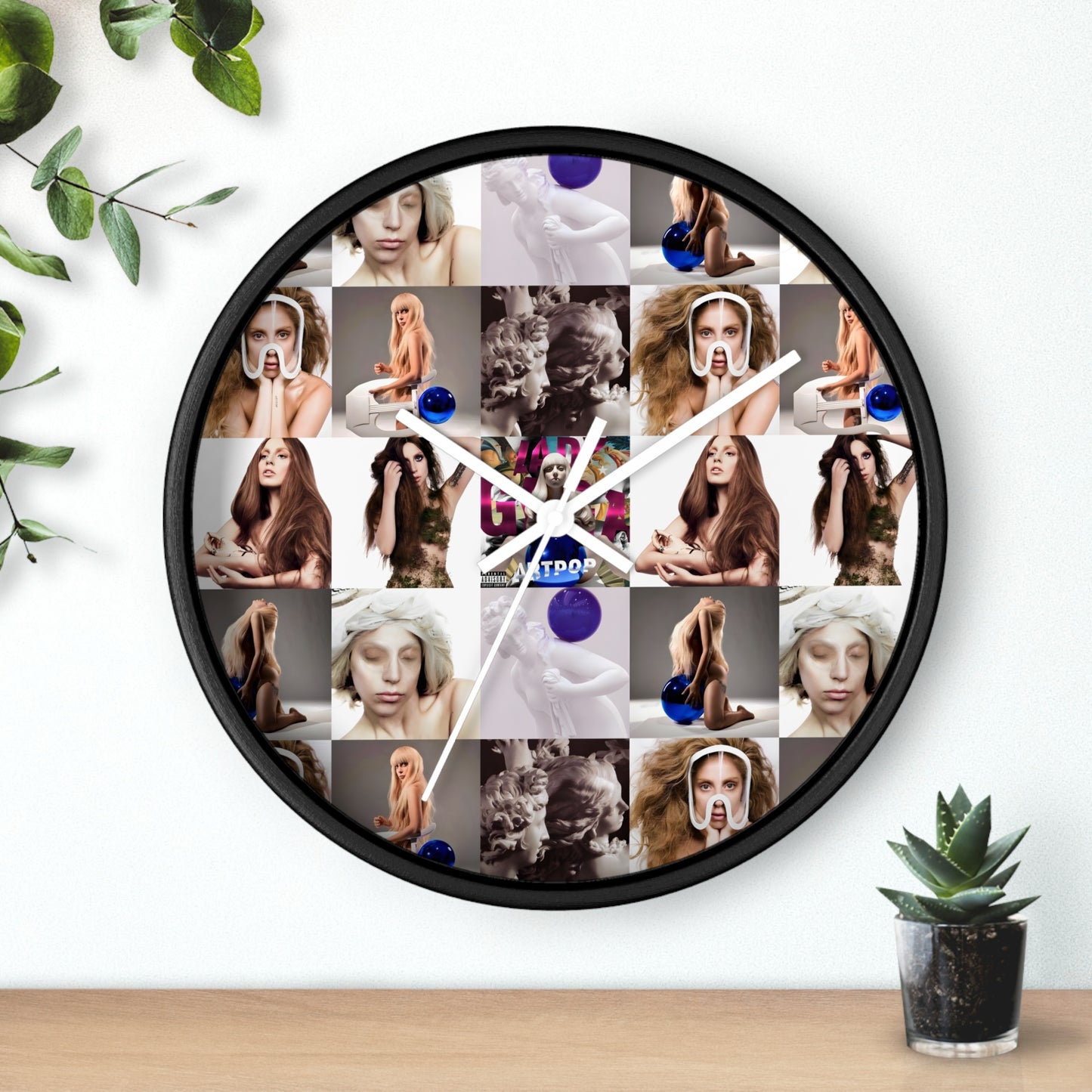 Lady Gaga ARTPOP Mosaic Wall Clock