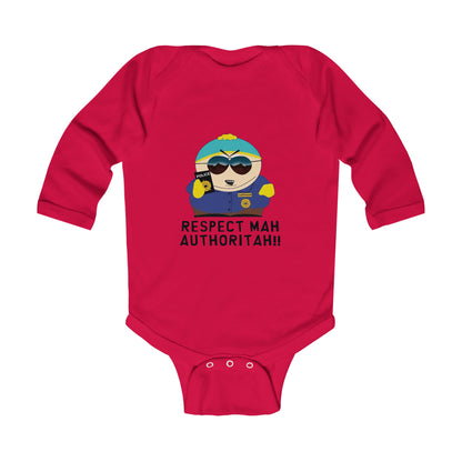 South Park Cartman Respect Mah Autheritah! Infant Long Sleeve Bodysuit