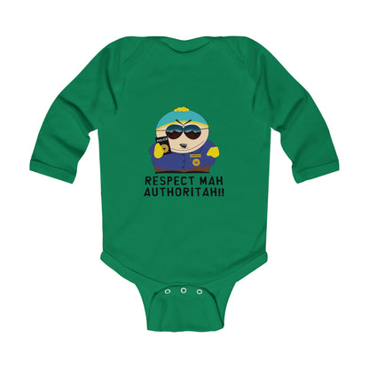 South Park Cartman Respect Mah Autheritah! Infant Long Sleeve Bodysuit