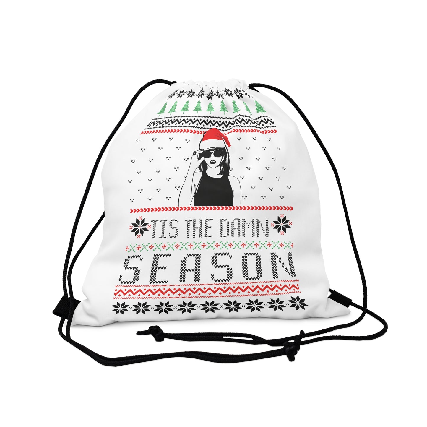 Taylor Swift 'Tis The Damn Season Outdoor Drawstring Bag