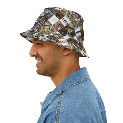 The Beatles Album Cover Collage Bucket Hat