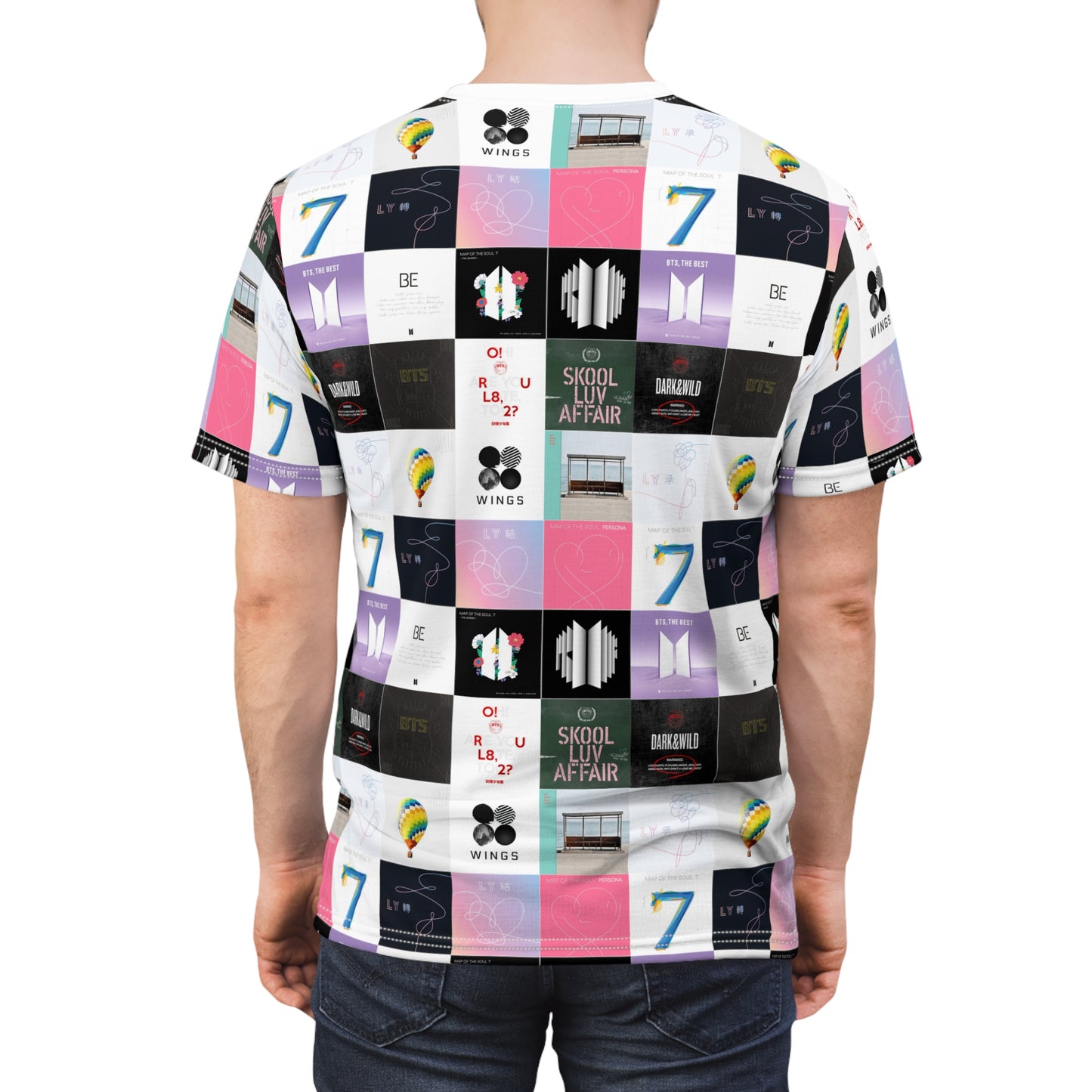 BTS Album Cover Art Collage Unisex Tee Shirt
