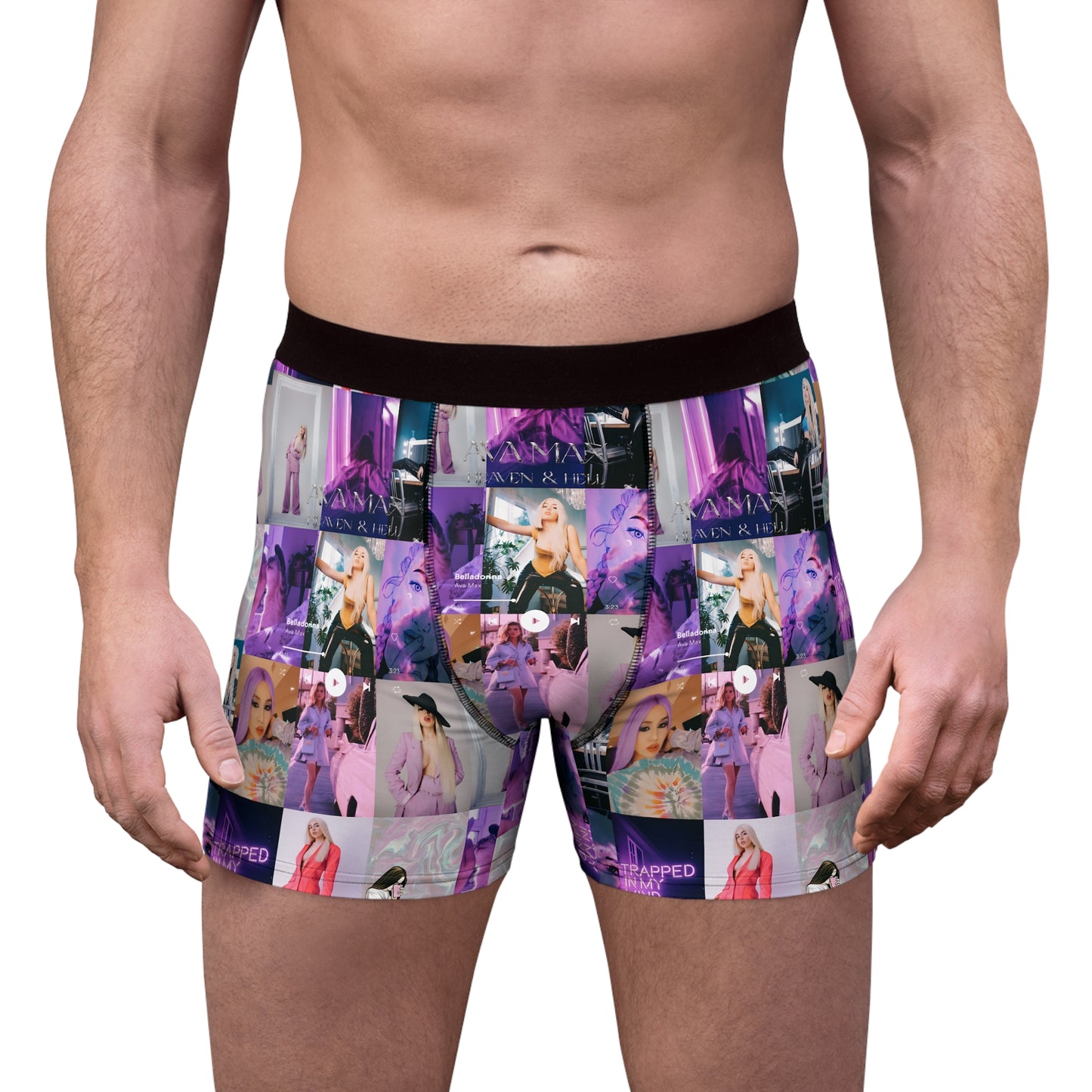 Ava Max Belladonna Photo Collage Men's Boxer Briefs