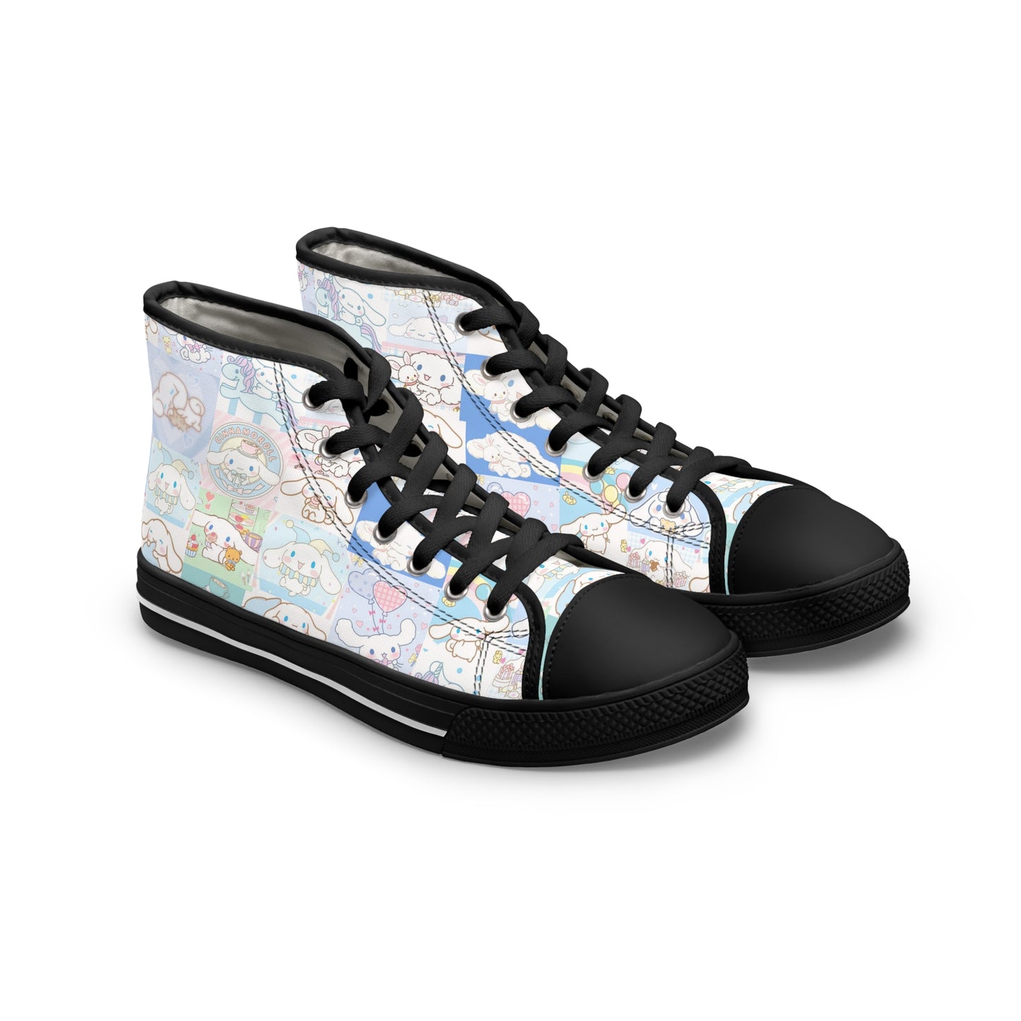 Cinnamoroll Cartoon Collage Women's High Top Sneakers