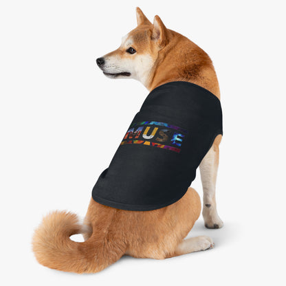 Muse Album Art Letters Pet Tank Top