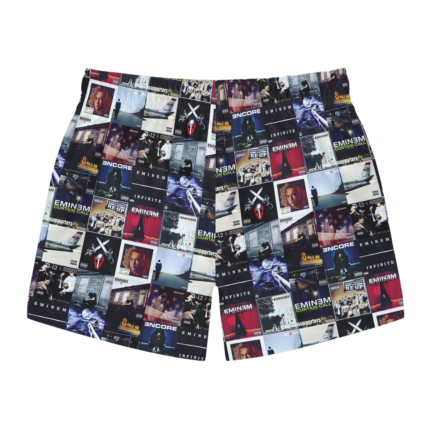 Eminem Album Art Cover Collage Men's Swim Trunks