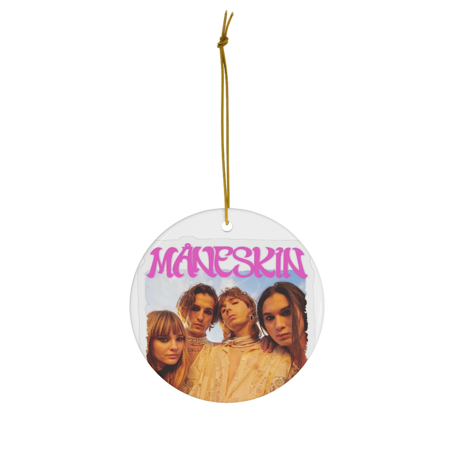 Måneskin Group Photo Ceramic Ornament