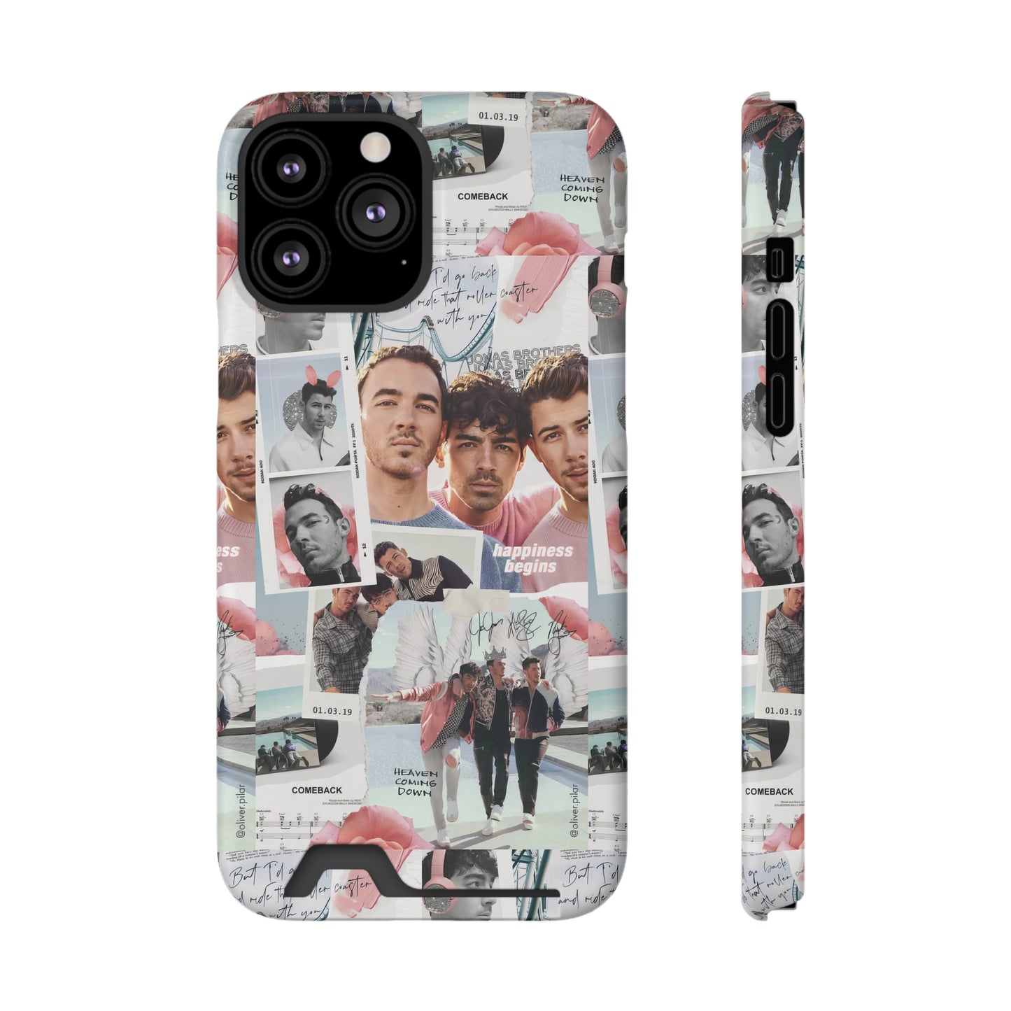 Jonas Brother Happiness Begins Collage Phone Case With Card Holder