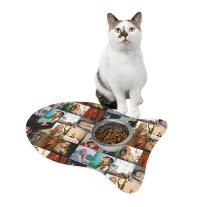 Sabrina Carpenter Album Cover Collage Pet Feeding Mats