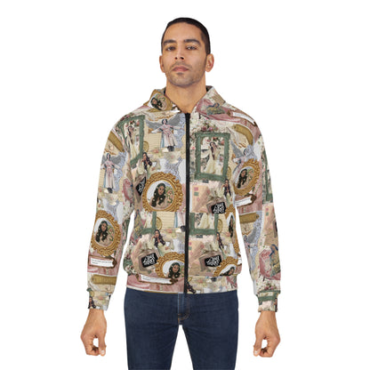 Lana Del Rey Victorian Collage Unisex Zip Hoodie